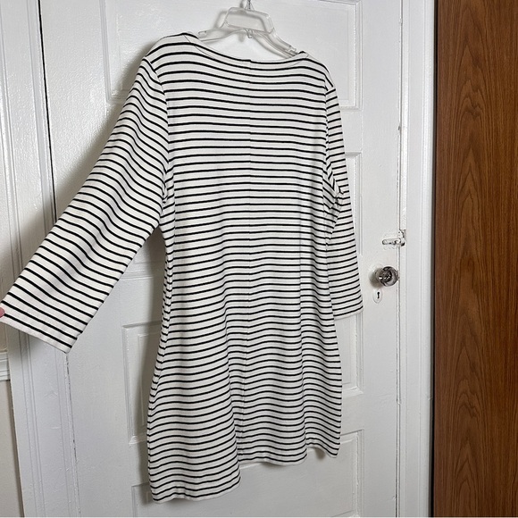 J. Crew Women’s Casual Stripe Dress Long Sleeve Knee Length Cotton Classic XL - Picture 9 of 17